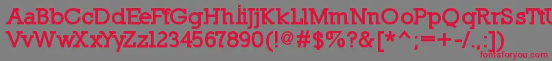 More about NillandBlack Font NillandBlack Font – Red Fonts on Gray Background