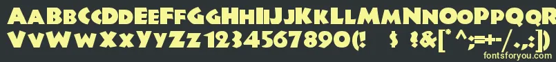 More about Junglefever Font Junglefever Font – Yellow Fonts on Black Background