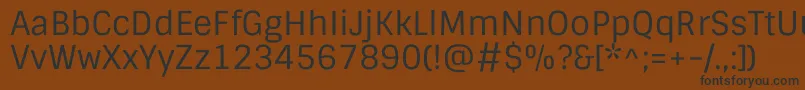 SintonyRegular Font – Black Fonts on Brown Background