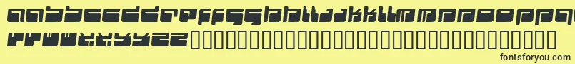 Futu ffy Font – Black Fonts on Yellow Background