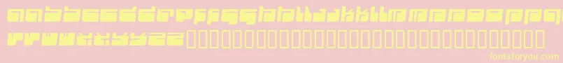 Futu ffy Font – Yellow Fonts on Pink Background