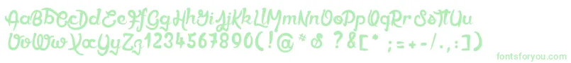Ethercutepoison Font – Green Fonts