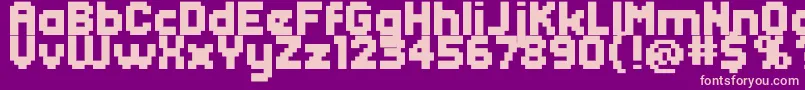 Więcej informacji o czcionce Header0865 Czcionka Header0865 – różowe czcionki na fioletowym tle