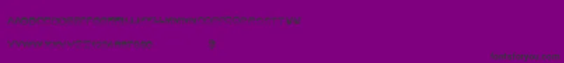 Summerfire Font – Black Fonts on Purple Background