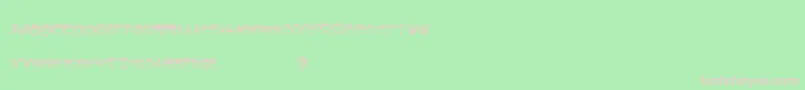 Summerfire Font – Pink Fonts on Green Background