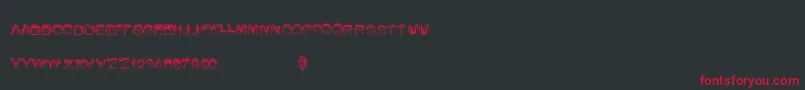 Summerfire Font – Red Fonts on Black Background