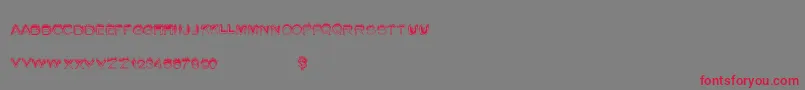 Summerfire Font – Red Fonts on Gray Background