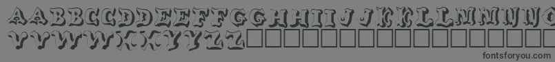 OhankoRegular Font – Black Fonts on Gray Background