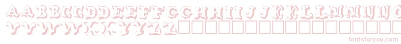 OhankoRegular Font – Pink Fonts on White Background