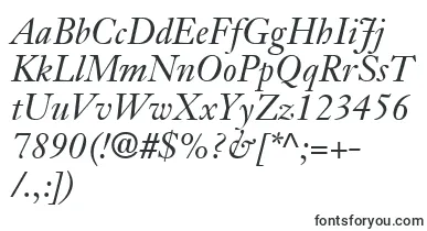 JansonTextLt56Italic font – regular Fonts