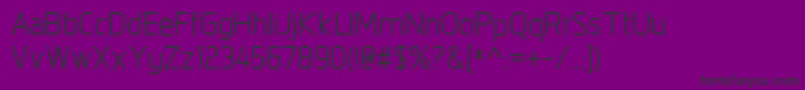 NorpethMedium Font – Black Fonts on Purple Background