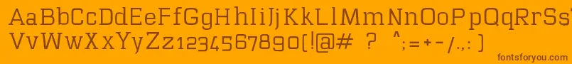Подробнее о шрифте Mawi Шрифт Mawi – коричневые шрифты на оранжевом фоне