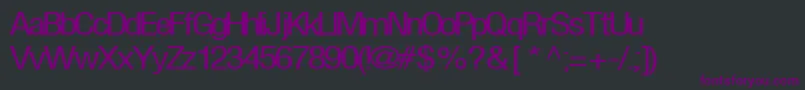 FirstRegularTtnorm Font – Purple Fonts on Black Background