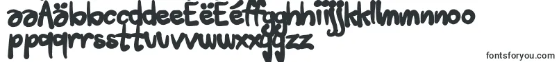 Шрифт Tuschtouch3 – македонские шрифты