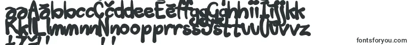 Шрифт Tuschtouch3 – латышские шрифты