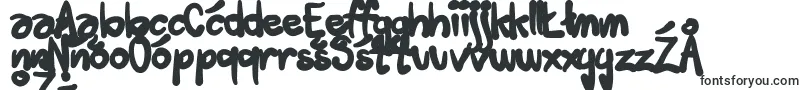 Шрифт Tuschtouch3 – польские шрифты