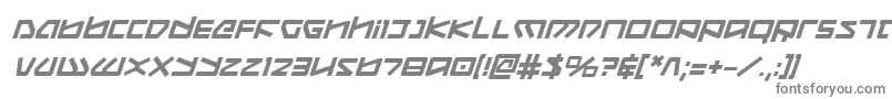 KoboldBoldItalic Font – Gray Fonts on White Background