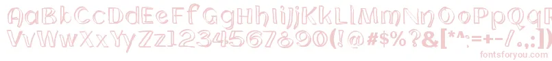 Cloning Font – Pink Fonts