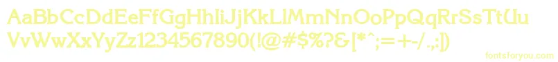 KarinacBold Font – Yellow Fonts