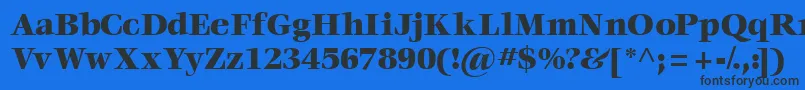 Voraceblackssk Font – Black Fonts on Blue Background