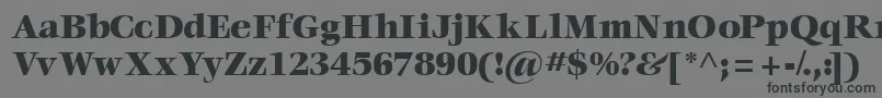 Voraceblackssk Font – Black Fonts on Gray Background