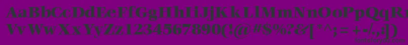 Voraceblackssk Font – Black Fonts on Purple Background