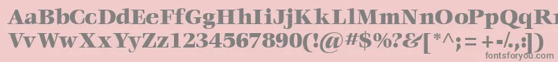 Voraceblackssk Font – Gray Fonts on Pink Background