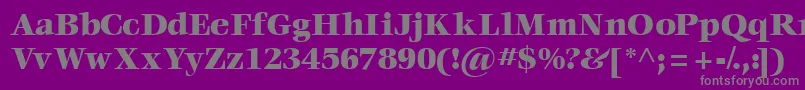 Voraceblackssk-Schriftart – Graue Schriften auf violettem Hintergrund