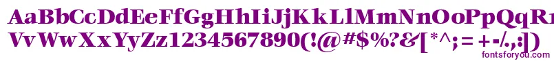 Voraceblackssk Font – Purple Fonts on White Background