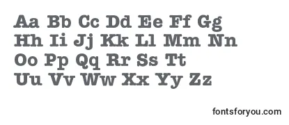 Review of the SecretarycBold Font