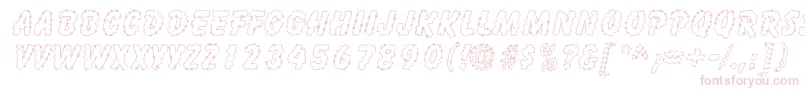 fuente InkspotSf – Fuentes Rosadas Sobre Fondo Blanco