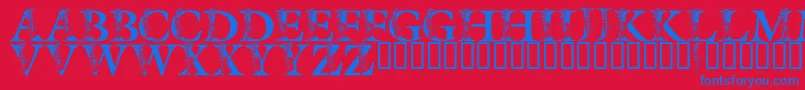 Подробнее о шрифте LmsSpringLily Шрифт LmsSpringLily – синие шрифты на красном фоне