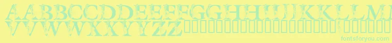 More about LmsSpringLily Font LmsSpringLily Font – Green Fonts on Yellow Background