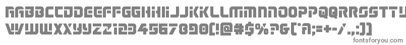 フォントLegiosabinabold – 白い背景に灰色の文字