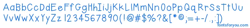 Подробнее о шрифте Hellobasic Шрифт Hellobasic – синие шрифты