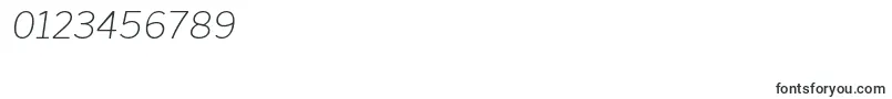 Шрифт LibrefranklinThinitalic – шрифты для цифр и чисел