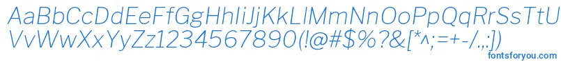 LibrefranklinThinitalic Font – Blue Fonts