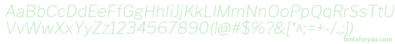 LibrefranklinThinitalic Font – Green Fonts