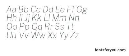 LibrefranklinThinitalic-fontti