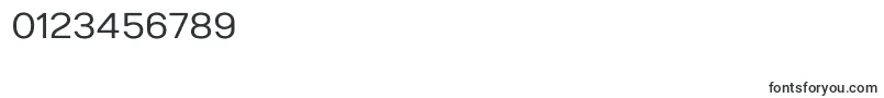 Czcionka NumansRegular – czcionki dla cyfr i liczb