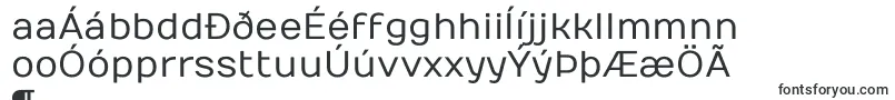 Fonte NumansRegular – fontes islandesas