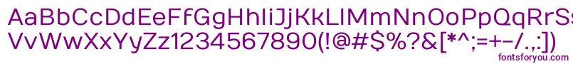 NumansRegular Font – Purple Fonts on White Background