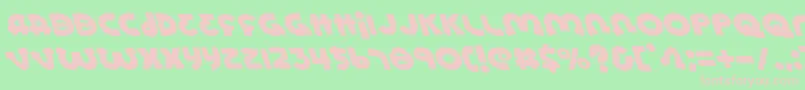 Lionell Font – Pink Fonts on Green Background