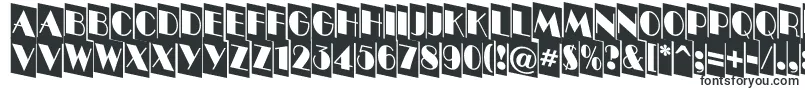 Шрифт ABenttitulcmdnnr – объёмные шрифты