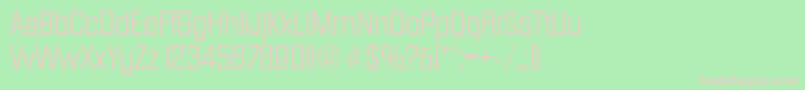DiamanteserialLightRegular Font – Pink Fonts on Green Background