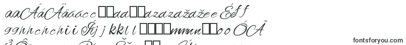 Offingapp-Schriftart – slowakische Schriften