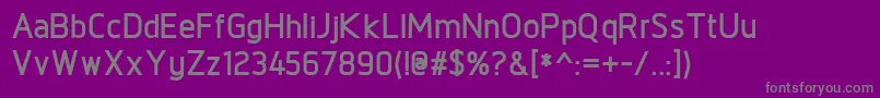 Шрифт NorpethBold – серые шрифты на фиолетовом фоне