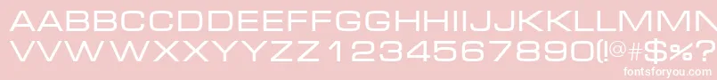 フォントMicraNormal – ピンクの背景に白い文字