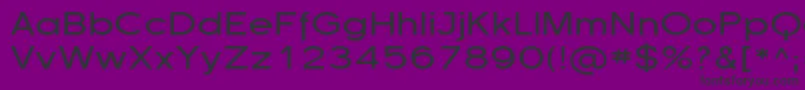 フォントFlorsn13 – 紫の背景に黒い文字