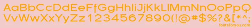 Шрифт Florsn13 – оранжевые шрифты на розовом фоне